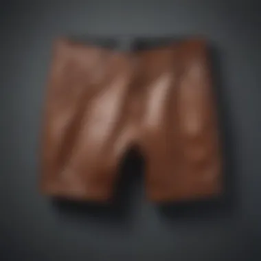 Variety of Leather Short Styles A diverse range of leather shorts showcasing various styles