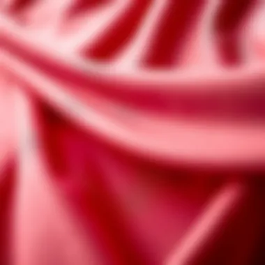 Close-up of fabric texture used in plus size dresses