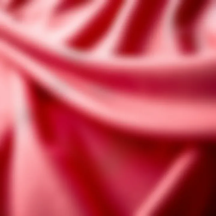 Close-up of fabric texture used in plus size dresses