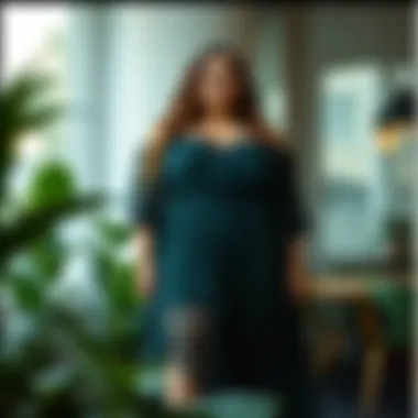 Sustainable materials used in plus size dress design