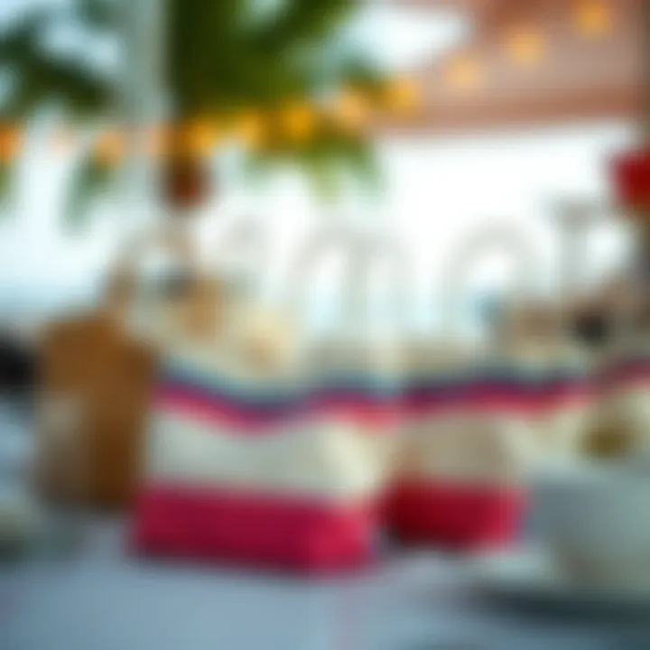 Logistics of assembling beach bag favors