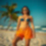 Vibrant Styles for Beach Shorts Stylish beach shorts in vibrant colors