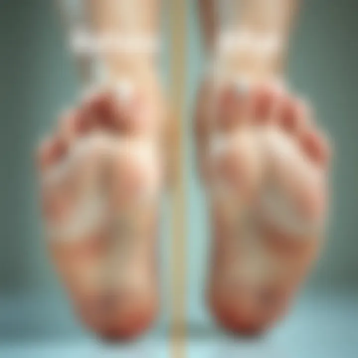 Before and After Foot Care Results Before and after comparison of foot care