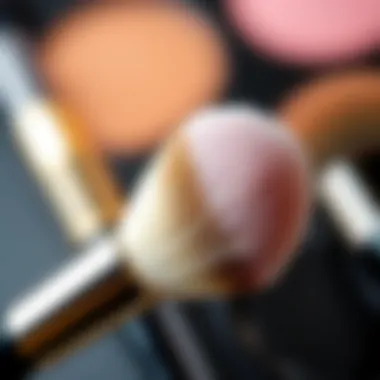 The Art of Blending: Understanding Brush Functionality Close-up shot of a blending brush showcasing its soft bristles