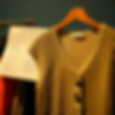 Care Essentials for Waffle Knit Garments Care instructions displayed alongside a button-up waffle knit top