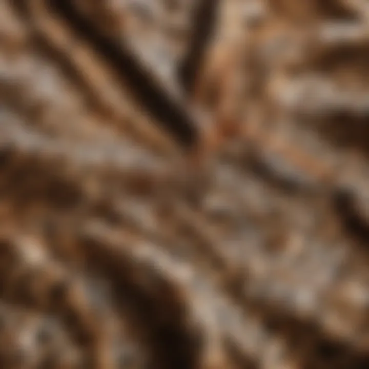 A close-up view of the intricate details of animal print pajamas