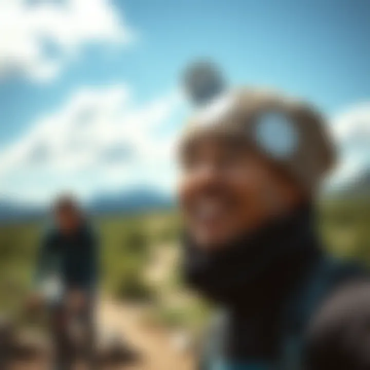 Cooling Patches for Outdoor Adventures Cooling patches being utilized during outdoor activities.