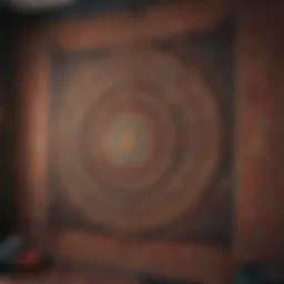 A vibrant tapestry showcasing intricate design