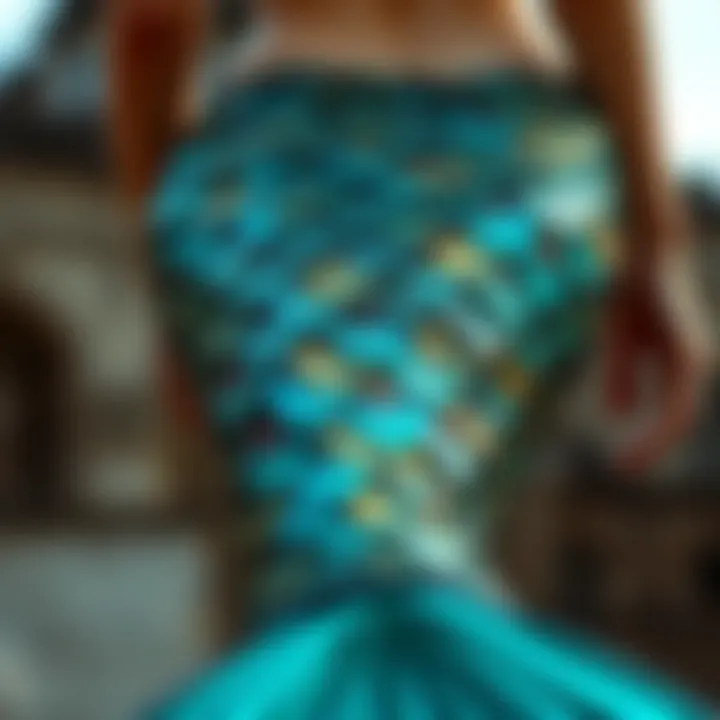 Cultural inspiration behind mermaid tail scales reflected in modern fashion collections