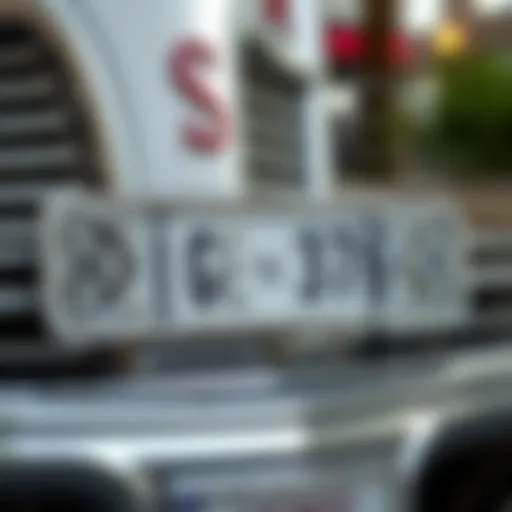 Elegant rhinestone-adorned license plate frame showcasing intricate design