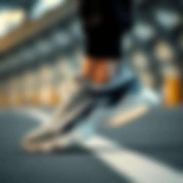 Advanced Technology in Motion Control Footwear Close-up of advanced technology features in footwear enhancing performance