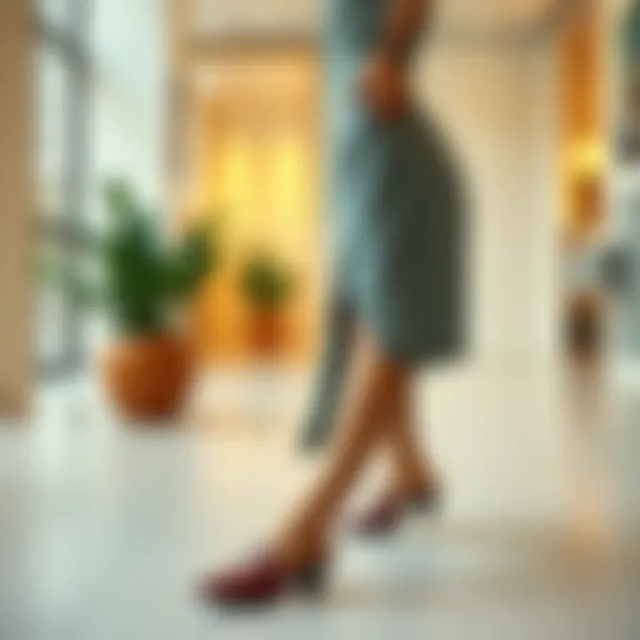 Contemporary Styling with Duck Head Mules A stylish outfit featuring Duck Head mules in a contemporary setting