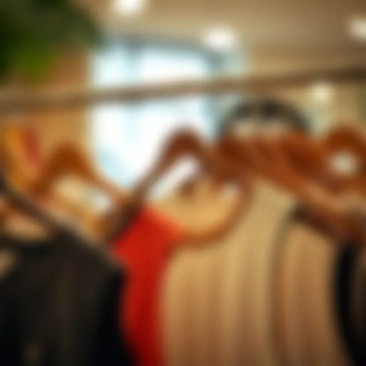 Eco-Friendly Ringer Tank Tops Eco-friendly ringer tank tops displayed on eco-conscious hangers