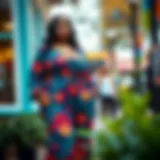 Vibrant Plus Size Fashion from Emery Rose Stylish plus size outfit showcasing vibrant patterns