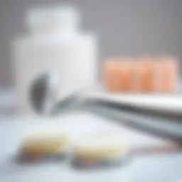 Close-up of a professional callus remover tool