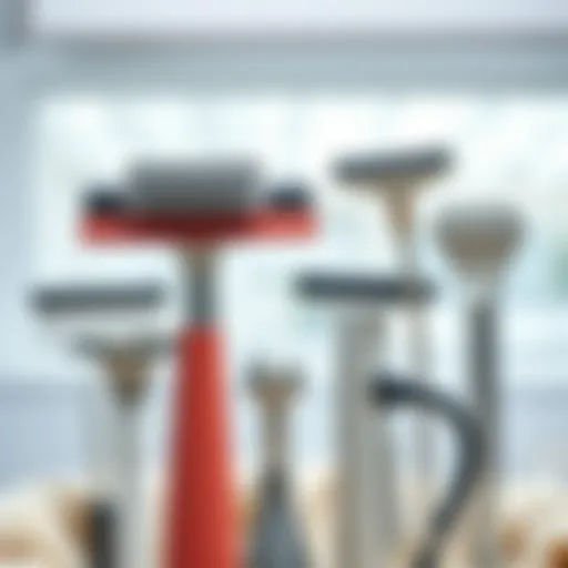 Diverse Dryer Lint Cleaner Tools A close-up view of various dryer lint cleaner tools showcasing their unique designs.