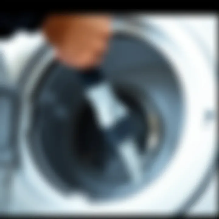 A visual representation of a dryer vent being cleaned with specialized tools.