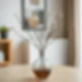 Delicate Faux Branches in Minimalist Decor Delicate faux branches elegantly arranged in a minimalist vase