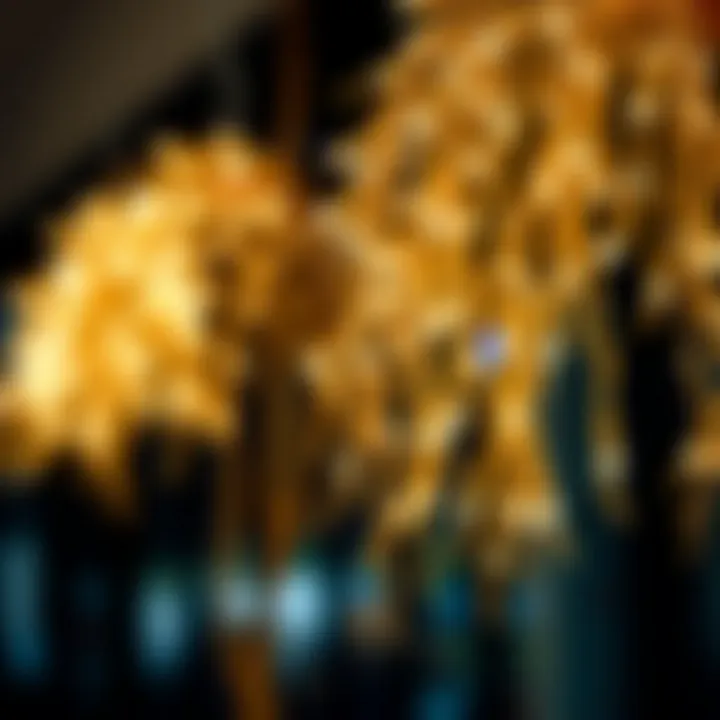 Intricate Design of LED Willow Branch Lights Close-up view of LED willow branch lights showcasing intricate design details