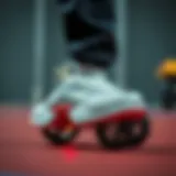 Dynamic Showcase of Attachable Wheels Dynamic showcase of attachable wheels enhancing shoe design