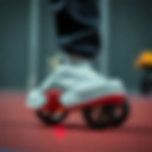 Dynamic Showcase of Attachable Wheels Dynamic showcase of attachable wheels enhancing shoe design