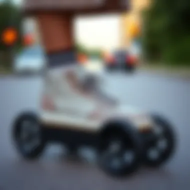 Innovative fashion statement with stylish attachable wheels