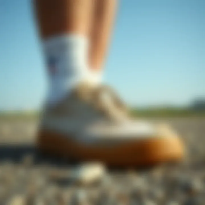 Innovative materials used in summer shoes