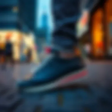 Urban Style with Onitsuka Tiger Stylish Onitsuka Tiger leather footwear in an urban setting