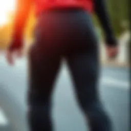 Stylish cycling pants showcasing multiple pocket designs