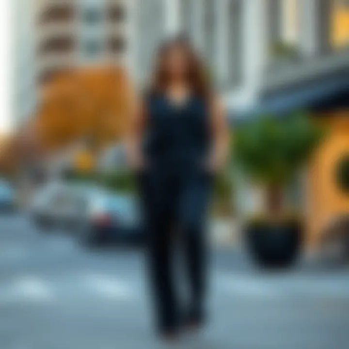 Elegant jumpsuit with tailored fit and luxurious fabric