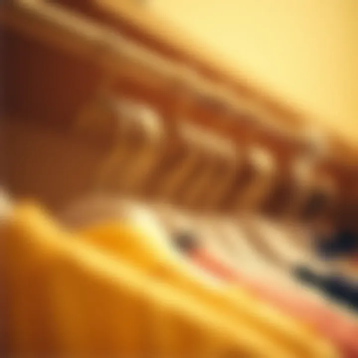 Comparison between traditional hangers and space saving hangers