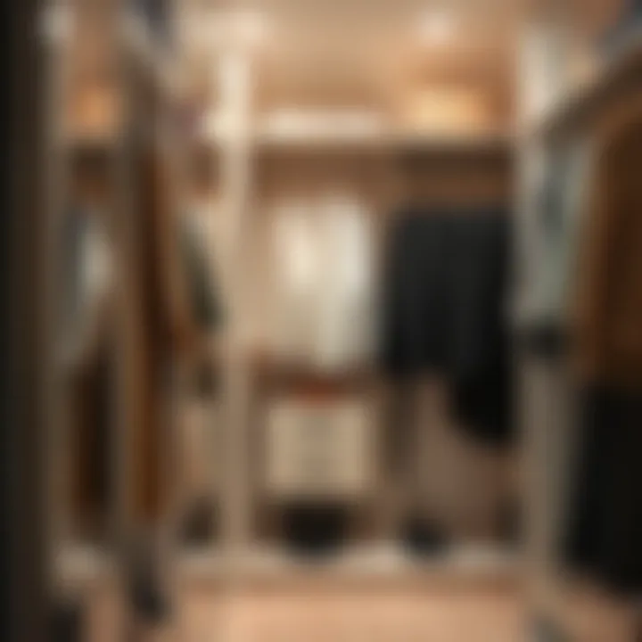 User experience with magic space saving hangers in a stylish closet