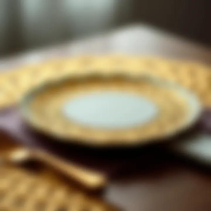 Crafting Sustainable Gold Paper Doilies Sustainable DIY gold paper doily craft materials