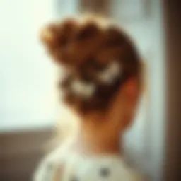 Elegant hair clips for a stylish messy bun