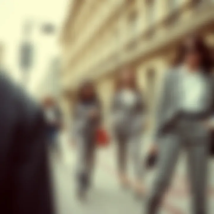 Visual timeline depicting the historical evolution of houndstooth in fashion