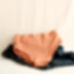 Elegant high-waisted seamless panties displayed on a minimalist background