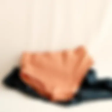 Elegant high-waisted seamless panties displayed on a minimalist background