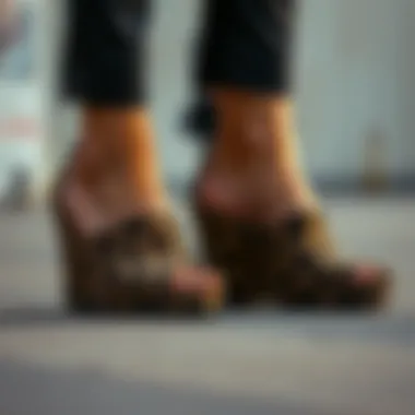 Care tips for maintaining leopard open toe wedges