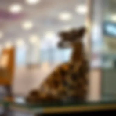 Elegant leopard open toe wedges on display