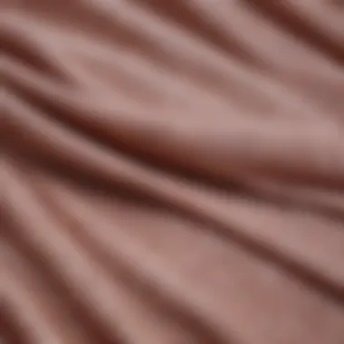 Close-up of breathable fabric showcasing patterns and textures