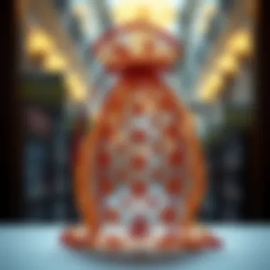 Intricate Design of Mesh Gift Bag Elegant mesh gift bag with drawstring showcasing intricate design.