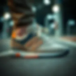 Classic New Balance sneaker featuring innovative design elements