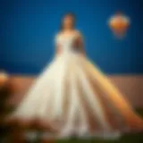 Elegant Off Shoulder Wedding Ball Gown Elegant off shoulder wedding ball gown with intricate lace detailing