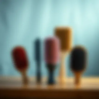 Paddle Brushes vs Other Brush Types Comparison of paddle brushes with other brush types