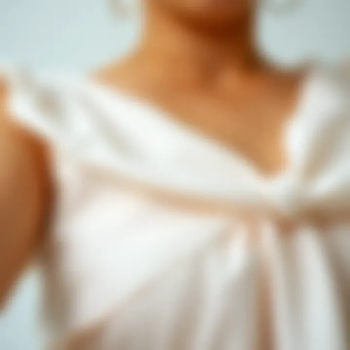 Breathable Fabric Ideal for Summer Dresses A close-up of breathable fabric used in plus size dresses