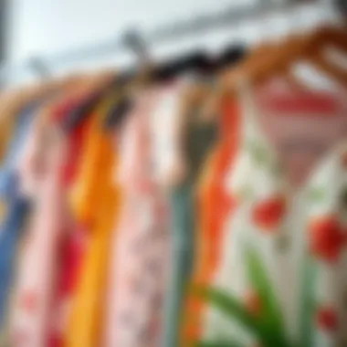 Plus Size Dress Collection for Summer A collection of plus size dresses displayed on a rack