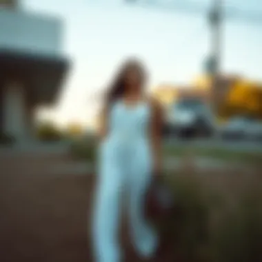 Sustainable fashion choices highlighted in jumpsuit care