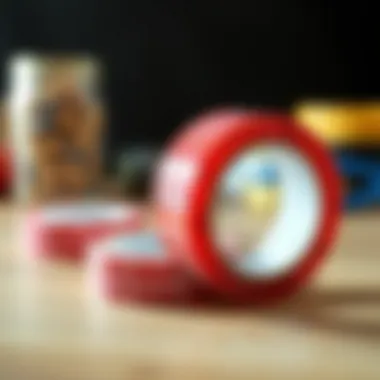 Crafting project showcasing the use of reusable double-sided tape