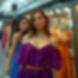 A vibrant array of contemporary dress styles