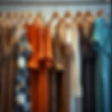 Variety of size 16 rompers displayed on hangers